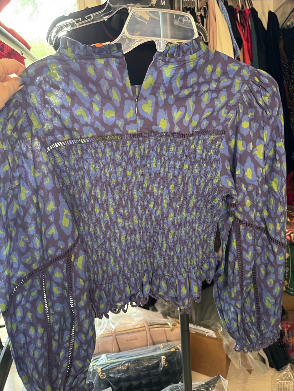 FARM Rio Smocked Blouse - Picture 7 of 9